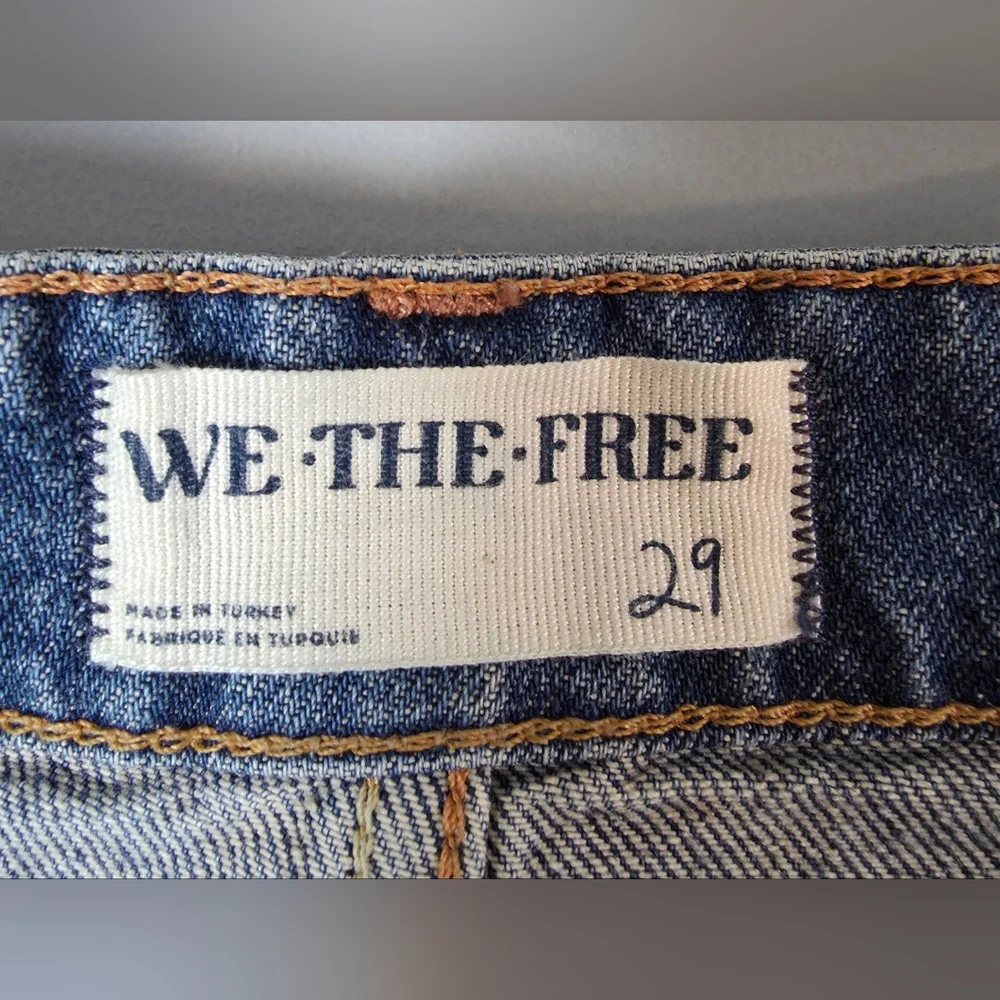We The Free Palmer 100% Cotton Denim Jean Shorts Women's Size 29